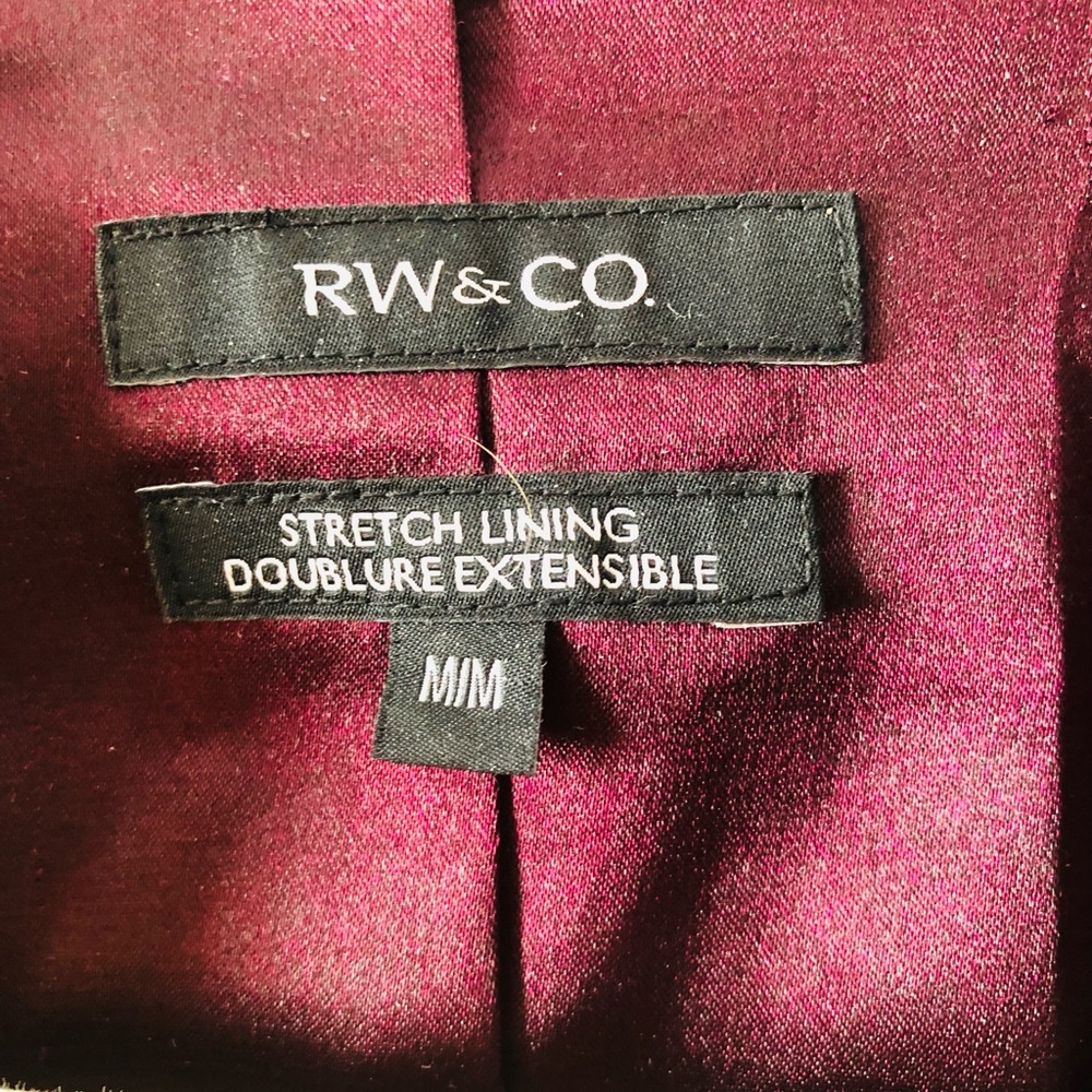 Burgundy blazer